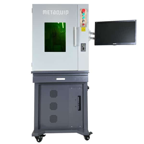 Produktionsfaserlaser-Graviermaschine – Vorderseite