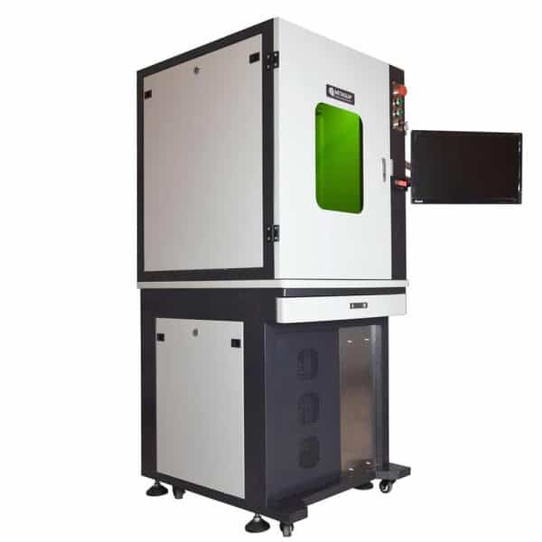 Faserlasergravurmaschine mit geschlossenem Schrank