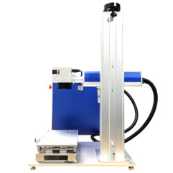 Faserlaser-Graviermaschine für Metall – kompakte Industrie-Seite
