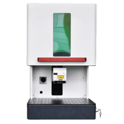 Desktop Faser Laser Laser Metall Gravur Maschine vorne