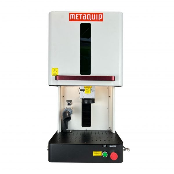 Desktop-Faserlaser-Graviermaschine geöffnet