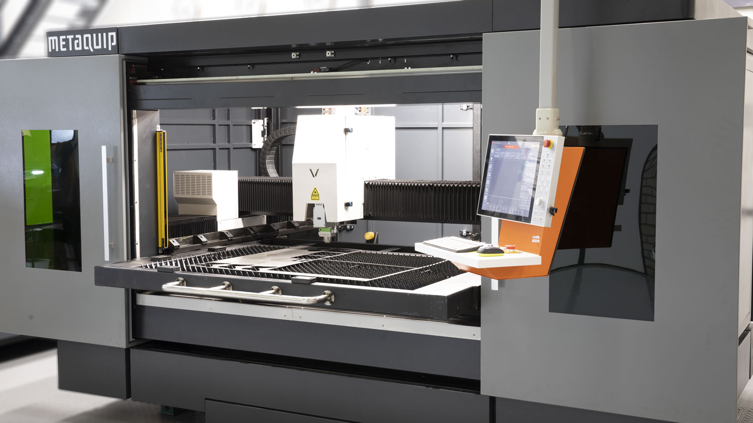 Metall Laserschneider Nahaufnahme